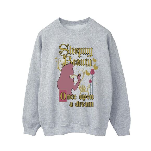 Sleeping Beauty Mens Once Upon A Dream Disney Sweatshirt / Sport Grey